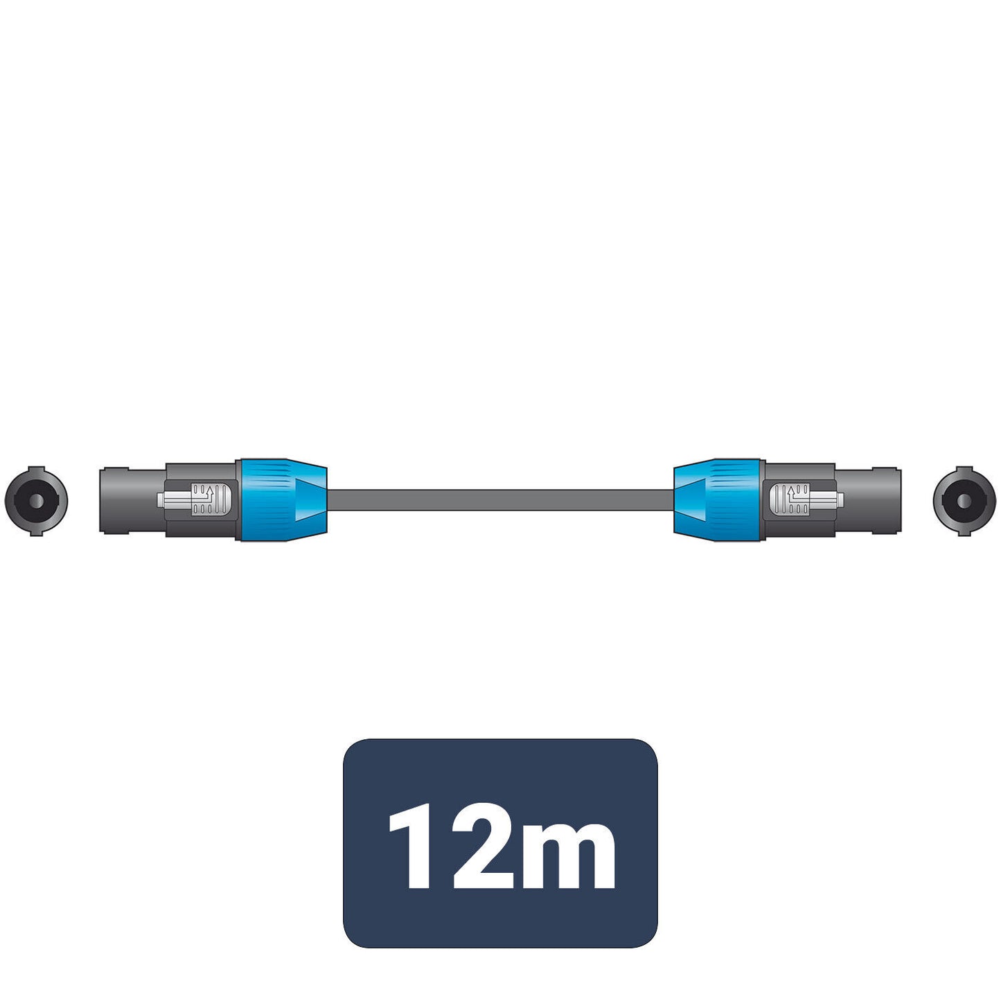 Speaker Lead in various sizes speaker plug to speaker plug
