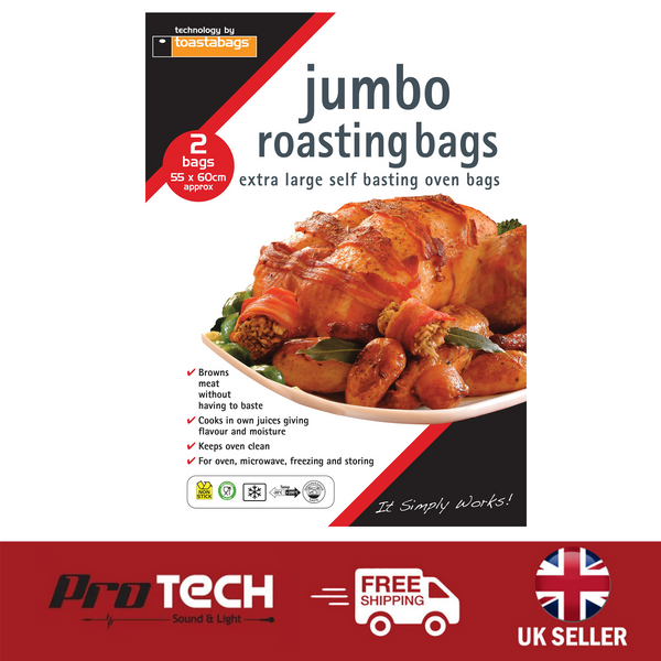 TOASTABAGS - ROASTING BAGS, SELF BASTING OVEN BAGS LARGE