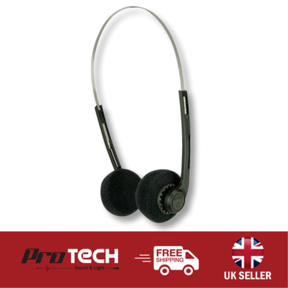 Lightweight Stereo Headphones Ideal for Jogging and Gym Adjustable Hea