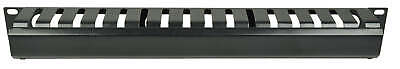 1U Cable Management Tidy Panel Bar for 19" Rack Case Data Network Lan