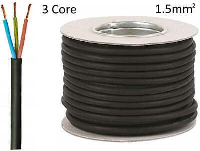 Outdoor Pond Cable PVC Various Thickness 2/3 Core Rubber Flex Sold Per