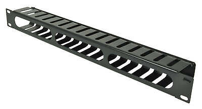 1U Cable Management Tidy Panel Bar for 19" Rack Case Data Network Lan