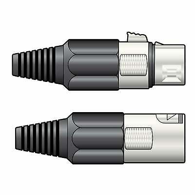 3 Pin XLR Plugs Male and Female Cable Mount