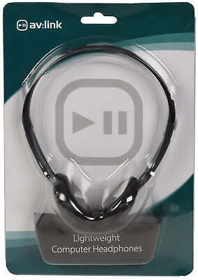 Lightweight Digital Stereo Headphones Adjustable Headset 1.2m lead 3.5