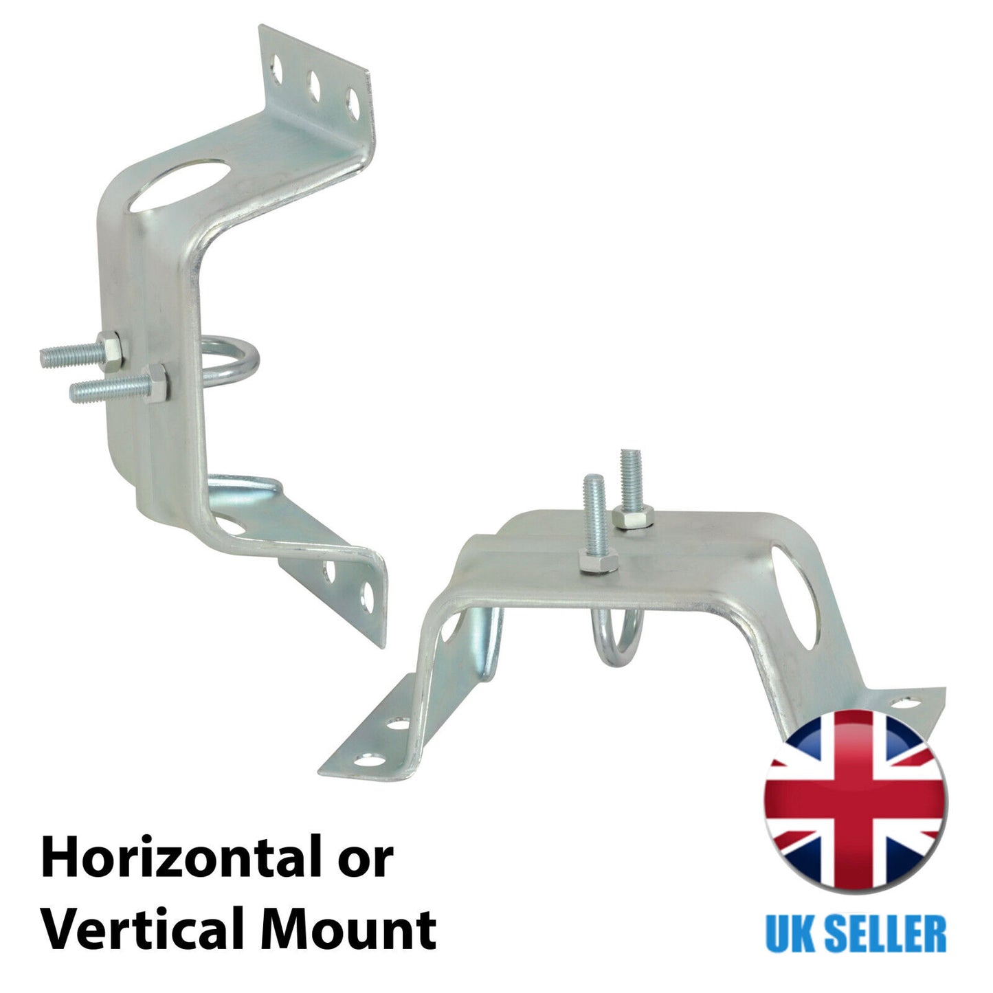 TV Aerial Bracket for TV/CB Antenna/Mast Fascia Wall Clamp