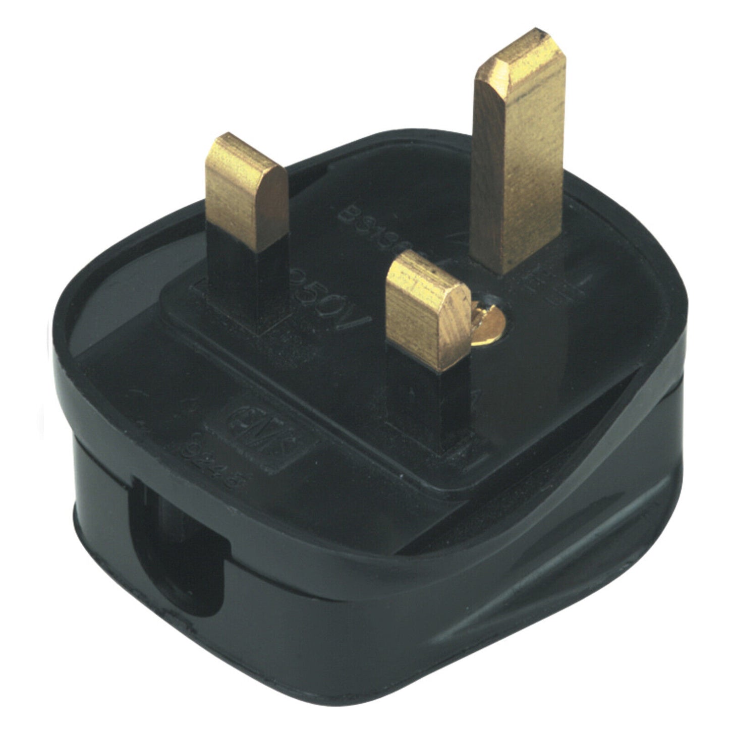 3 Pin UK Mains Plug Quick Fit  Rewireable 13A Fused Plastic Household