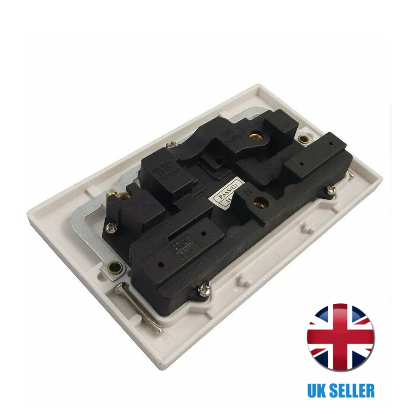 Mains Electrical Socket 1 Gang and 2 Gang