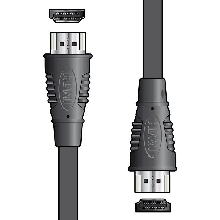 HDMI High Speed with Ethernet Plug to Plug Lead 10 Metre (Black)