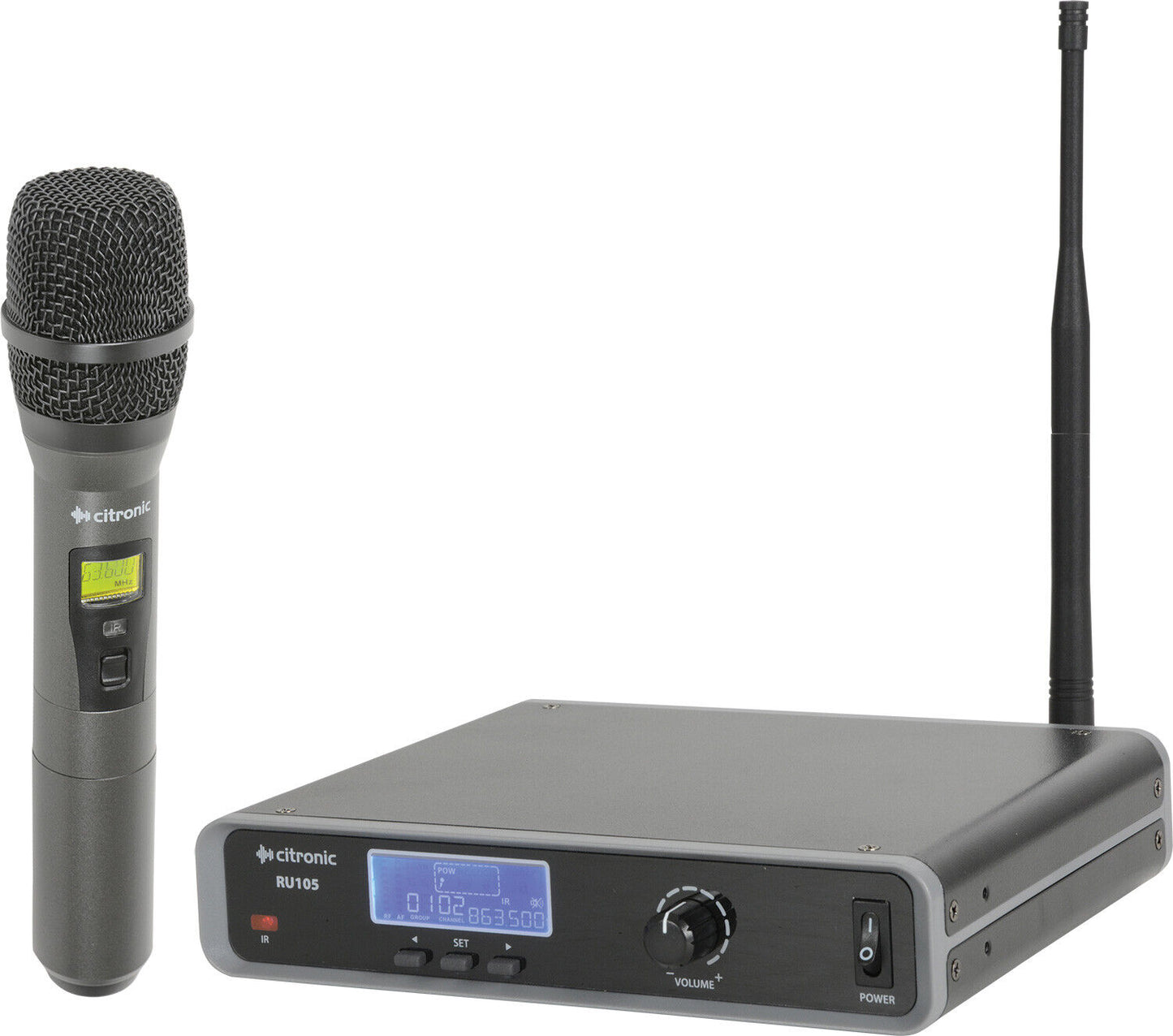 RU105 Tuneable Radio Mic Choose from Hendheld, Head-Mic or Lavalier