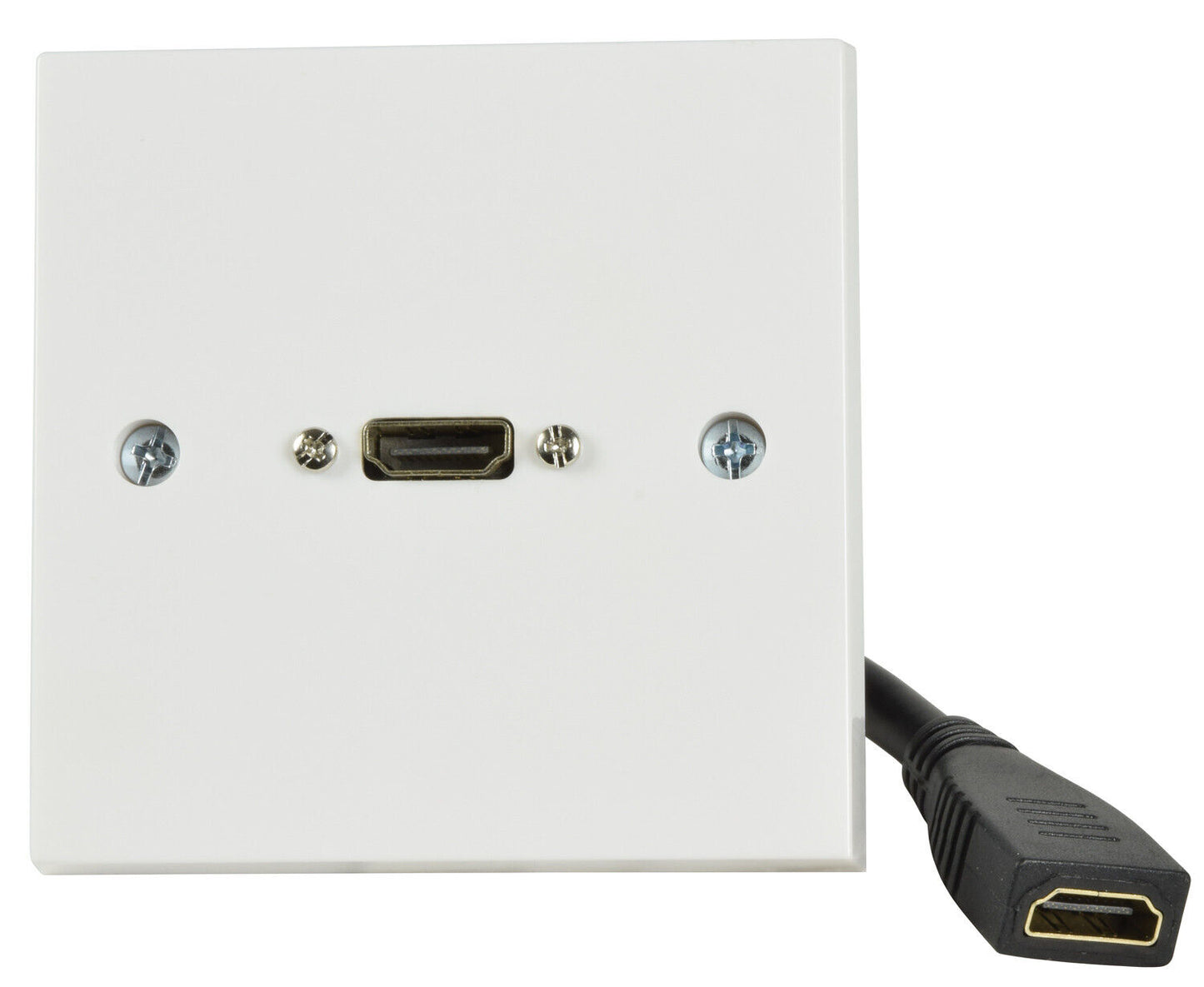 HDMI Wall Plate with Female Tail