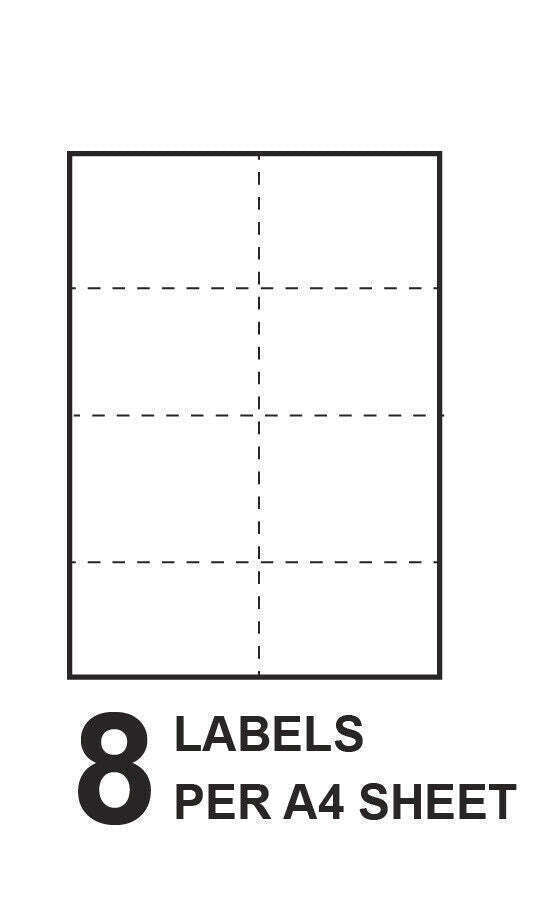 Self Adhesive Labels Sticky A4 Address Stickers for Inkjet Laser Print