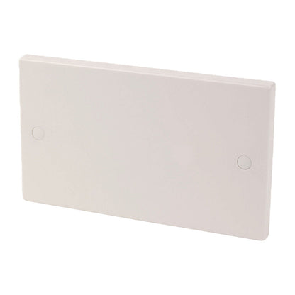 Double Gang Blanking Plate 2 Gang 1 Gang Plug Wall Socket Cover White