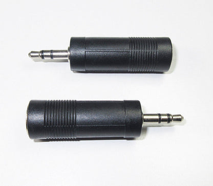 6.35mm Stereo Socket to 3.5mm Stereo Plug Headphone Adaptor