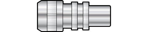 Precision Aluminium Coaxial Plug Bulk Packed